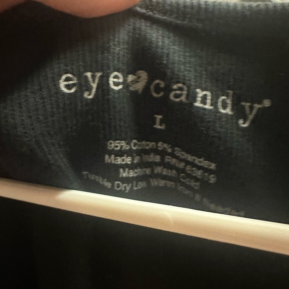 Eye Candy Women's Black Tank Top - Picture 2 of 3